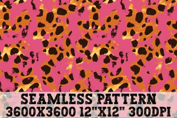 Download Pink &amp; Gold Cheetah Seamless Pattern - Premium Resources