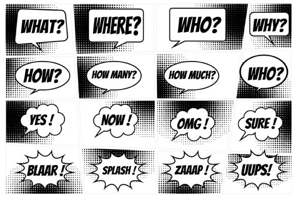 Download Comic Speech Bubble Expression Graphic - Graphic Collection