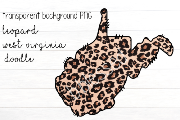 Download West Virginia Leopard Doodle Graphic PNG - Graphic Collection