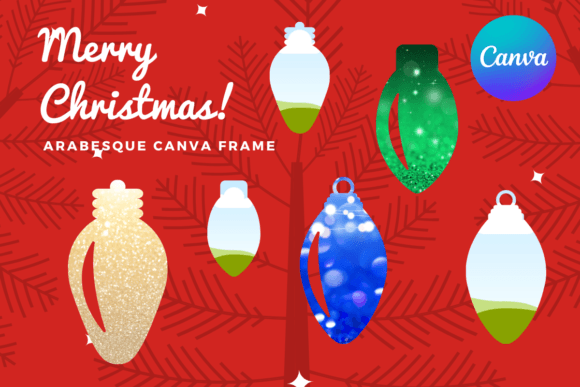 Download Christmas Light Bulb Canva Frame Photo - Light bulb Collection