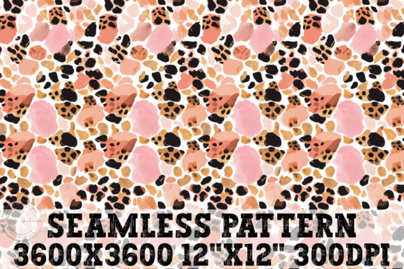 Download Pink &amp; Gold Cheetah Seamless Pattern - Premium Resources