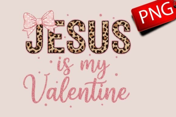 Download Shiny Coquette Jesus is My Valentine Png - Valentine Collection